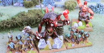Figurines orc et troll